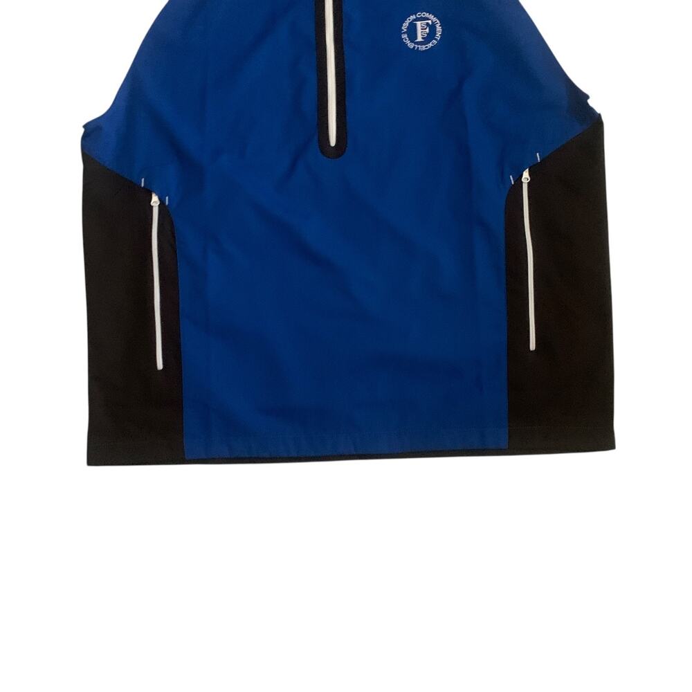 FootJoy Men' Size XL Golf 1/2 Zip Pullover Short Sleeve Logo Golf Shirt - Picture 8 of 16